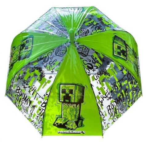 Parasol parasolka automatyczny MINECRAFT foliowy transparentny
