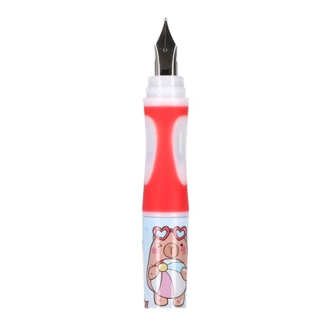 Pióro dla dzieci do nauki pisania, wymazywalne ze stalówką Kapibara