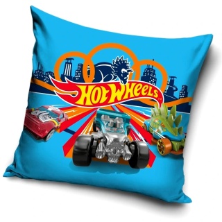 Poszewka na poduszkę jasiek Hot Wheels dekoracyjna welur 40x40 Velvet