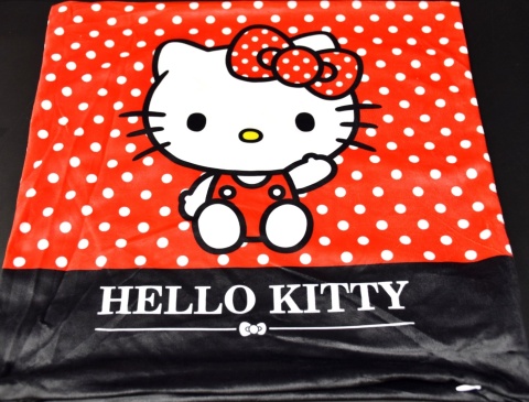Poszewka na poduszkę jasiek Hello Kitty dekoracyjna welur 40x40 Velvet