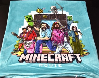 Poszewka na poduszkę jasiek Minecraft Film dekoracyjna welur 40x40 Velvet