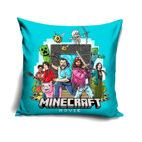 Poszewka na poduszkę jasiek Minecraft Film dekoracyjna welur 40x40 Velvet