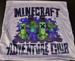 Poszewka na poduszkę jasiek Minecraft Creeper dekoracyjna welur 40x40 Velvet