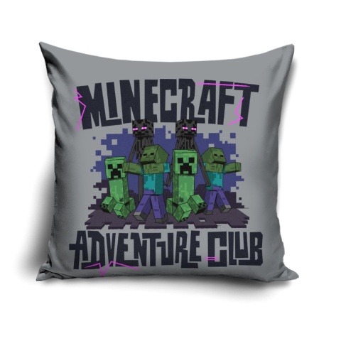 Poszewka na poduszkę jasiek Minecraft Creeper dekoracyjna welur 40x40 Velvet