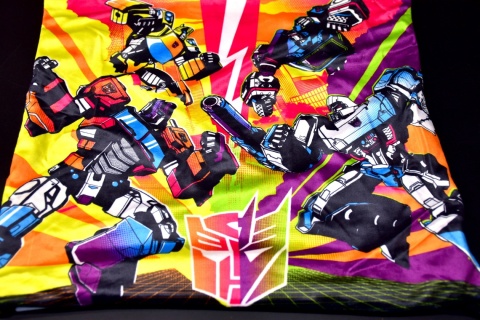 Poszewka na poduszkę jasiek Transformers dekoracyjna welur 40x40 Velvet