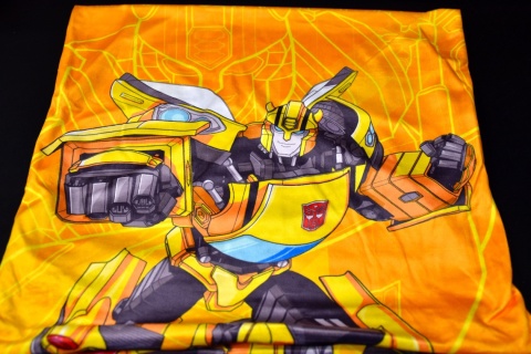 Poszewka na poduszkę jasiek Transformers dekoracyjna welur 40x40 Velvet