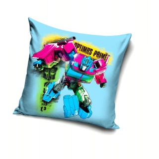 Poszewka na poduszkę jasiek Transformers dekoracyjna welur 40x40 Velvet