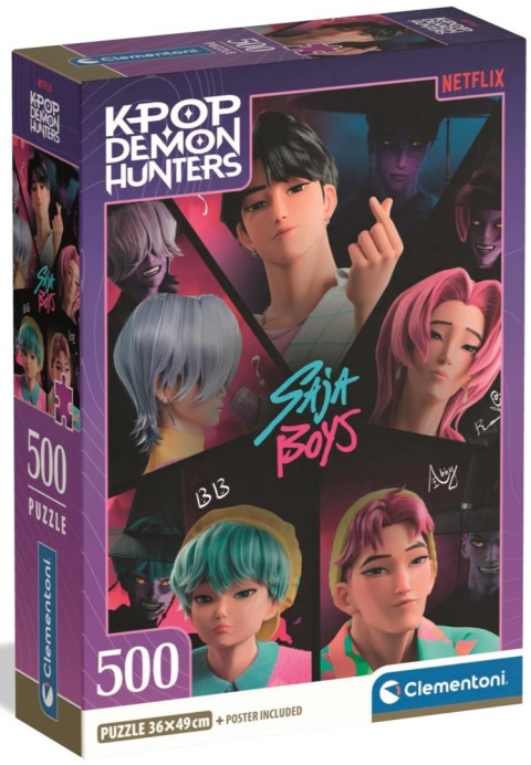 Puzzle Clementoni K-POP Demon Hunters Saja Boys 500 EL 35626