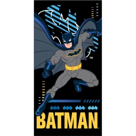 Ręcznik plażowy kąpielowy Blue szybkoschnący BATMAN 70x140