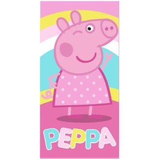 Ręcznik plażowy kąpielowy szybkoschnący ŚWINKA PEPPA 70x140