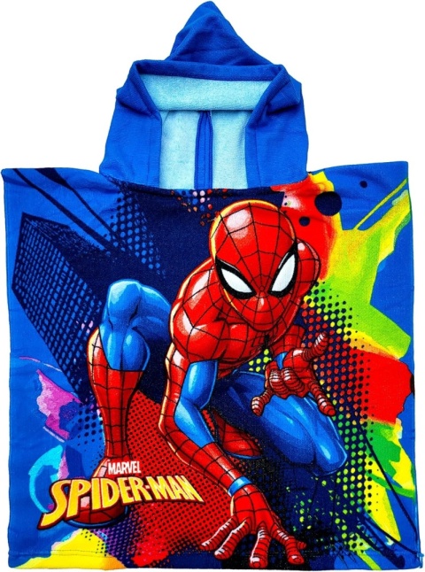 SPIDERMAN ponczo poncho ręcznik szybkoschnący plażowy 50X110