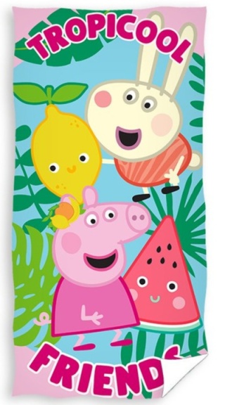 ŚWINKA PEPPA PIG arbuz Ręcznik kąpielowy plażowy 70x140
