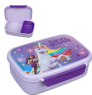 Śniadaniówka z przegródkami chlebak lunchbox Akademia Jednorożców