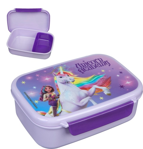 Śniadaniówka z przegródkami chlebak lunchbox Akademia Jednorożców