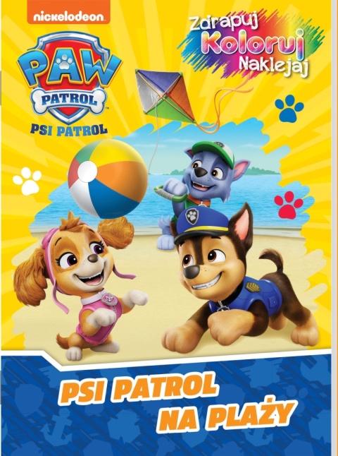 Wydrapywanka + rysik dwustronne kolorowe zdrapki z kolorowanką PSI PATROL