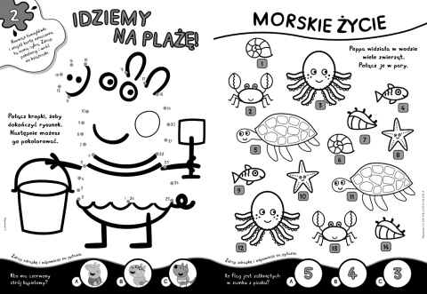 Wydrapywanka + rysik dwustronne zdrapki z kolorowanką Świnka Peppa
