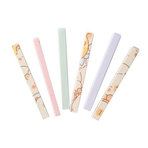 Zakreślacze pisaki z obrazkiem Kapibara 6 kolorów Dpcraft