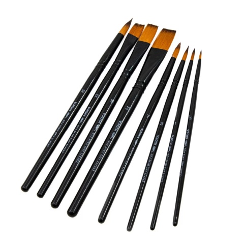 Zestaw pędzelków Pędzle Premium 8 szt. Kidea