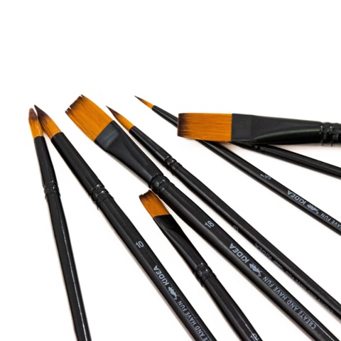 Zestaw pędzelków Pędzle Premium 8 szt. Kidea