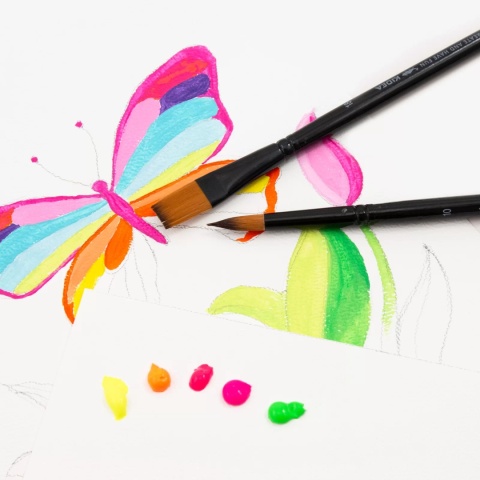 Zestaw pędzelków Pędzle Premium 8 szt. Kidea