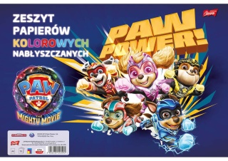 Zeszyt papierów kolorowych nabłyszczany PSI PATROL UNIPAP 10 szt A4