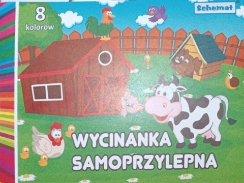 Zeszyt papierów kolorowych samoprzylepnych 8 kolorów A5 Schemat