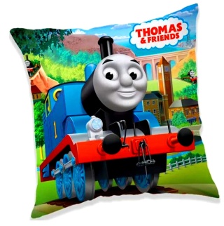 Tomek i przyjaciele lokomotywy poduszka dekoracyjna jasiek 40x40cm