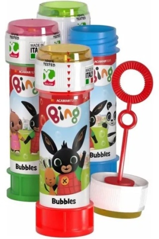 Bańki mydlane Królik Bing na urodziny dzień dziecka 60 ml 2 szt