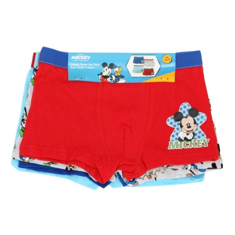 Bokserki majtki dziecięce Myszka Mickey chłopięce bawełniane 4-pak 98/104