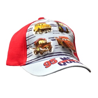 Czapka z daszkiem Auta Zygzak Mcqueen dziecięca chłopięca 3-4 lata 50 cm