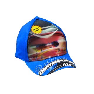 Czapka z daszkiem Auta Zygzak Mcqueen nadruk soczewkowy 7-8 lat 54 cm