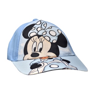Czapka z daszkiem dziecięca Myszka Minnie dla dziewczynki 5-6 lat 52 cm