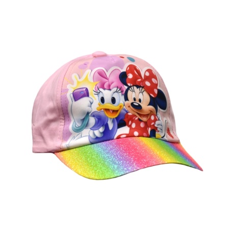Czapka z daszkiem dziecięca Myszka Minnie dla dziewczynki 7-8 lat 54 cm