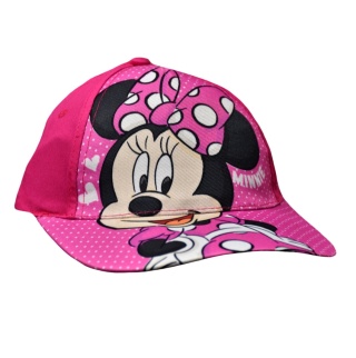 Czapka z daszkiem dziecięca Myszka Minnie dla dziewczynki 5-6 lat 52 cm