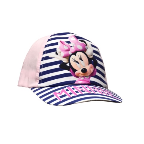 Czapka z daszkiem dziecięca Myszka Minnie dla dziewczynki 7-8 lat 54 cm