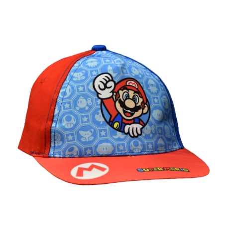 Czapka z daszkiem dziecięca Super Mario chłopięca letnia 7-8 lat 54 cm