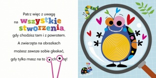 Książka dla dzieci Uwaga! PAJĄK Książeczka sensoryczna