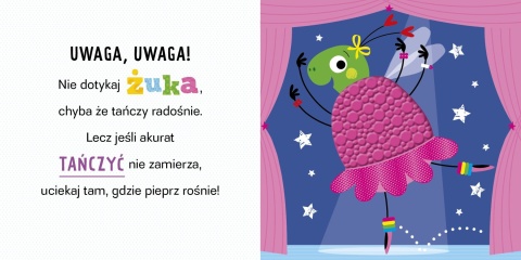 Książka dla dzieci Uwaga! PAJĄK Książeczka sensoryczna