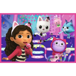 Koci domek Gabi Trefl Puzzle 2x24 2w1 2 x 24 EL 34433