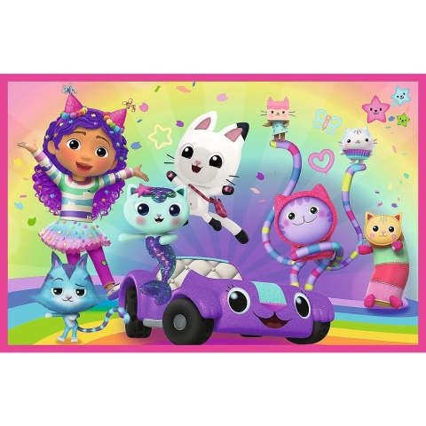 Koci domek Gabi Trefl Puzzle 2x24 2w1 2 x 24 EL 34433