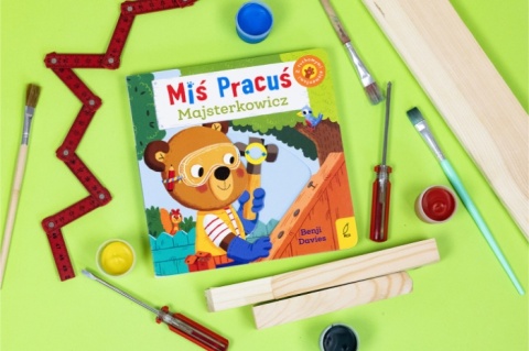 MIŚ PRACUŚ. KIEROWCA RAJDOWY książka interaktywna z ruchomymi elementami