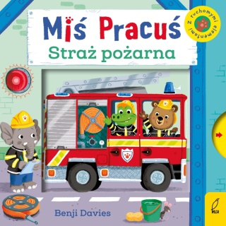 MIŚ PRACUŚ. STRAŻ POŻARNA książka interaktywna z ruchomymi elementami