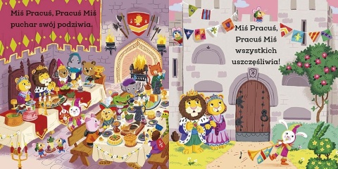MIŚ PRACUŚ. W ZAMKU książka interaktywna z ruchomymi elementami