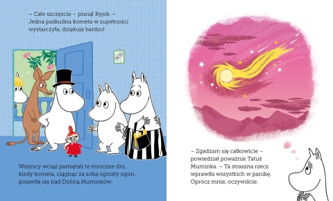 Muminki Muminek, Mamusia Muminka i kometa czytanka z dużymi literami