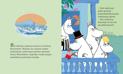 Muminki Muminek, Mamusia Muminka i kometa czytanka z dużymi literami