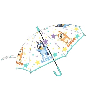 Parasolka dziecięca Bingo i Bluey gwiazdki Parasol foliowy Blue