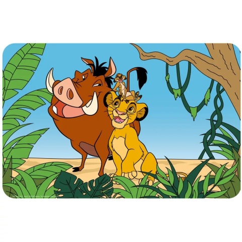 Podkładka na biurko stół Król Lew Simba Timon i Pumba 28x42