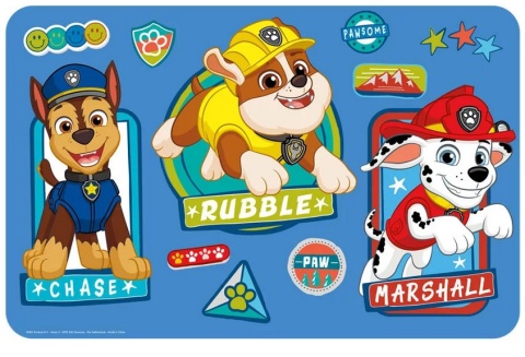 Podkładka na biurko stół Psi Patrol Chase Marshall Rubble 28x42