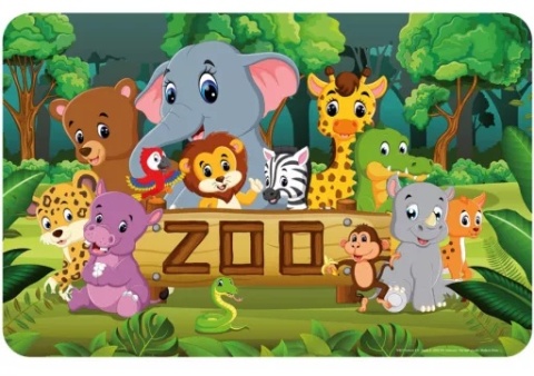 Podkładka na biurko stół Zoo zwierzęta 28x42