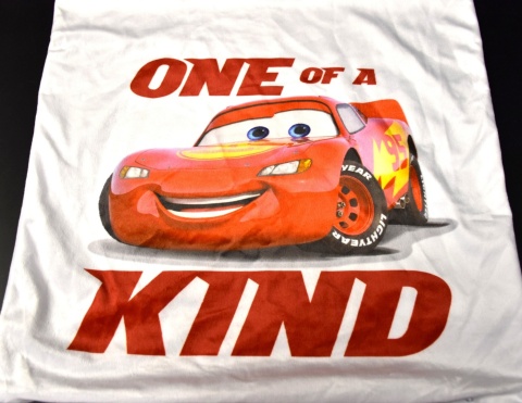 Poszewka na poduszkę jasiek Auta Zygzak Mcqueen Cruz Ramirez velvet 40x40